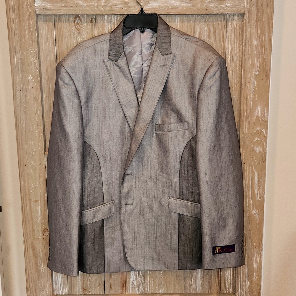 RR. ORSINI Men's Two Button Lined Suit Blazer Sportscoat 50R